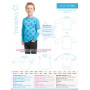 MiniKrea Patron de Couture 50222 T-shirt Raglan - Patron Papier tailles 0-10 ans