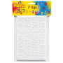Hama Midi Plaque 4455 Chiffres & Lettres Blanc - 2 pces.