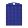 Pixelhobby Porte-clés/Médaillon Bleu 3x4cm - 1 pce
