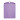 Pixelhobby Porte-clés/Médaillon Violet Transparent 3x4cm - 1 pce