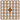 Pixelhobby Midi Perles 513 Brun doré foncé 2x2mm - 140 pixels