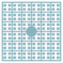 Pixelhobby Midi Perles 470 Bleu ciel 2x2mm - 140 pixels