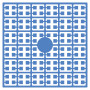 Pixelhobby Midi Perles 469 Bleu mer clair 2x2mm - 140 pixels