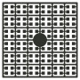 Pixelhobby Midi Beads 408 Extra Dark Grey Brown 2x2mm - 140 pixels