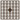 Pixelhobby Midi Perles 393 Brun doré très foncé 2x2mm - 140 pixels
