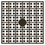 Pixelhobby Midi Beads 323 Extra Dark Beige Brown 2x2mm - 140 pixels