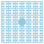 Pixelhobby Midi Perles 288 Bleuet très clair 2x2mm - 140 pixels