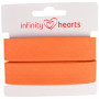 Infinity Hearts Ruban Sangle Coton 40/20mm 66 Orange - 5m