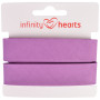 Infinity Hearts Ruban Sangle Coton 40/20mm 33 Pourpre - 5m