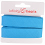 Infinity Hearts Ruban Sangle Coton 40/20mm 52 Turquoise - 5m