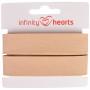 Infinity Hearts Ruban Sangle Coton 40/20mm 50 Beige - 5m
