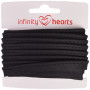 Infinity Hearts Ruban Passepoil Coton 11mm 02 Noir - 5m