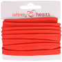 Infinity Hearts Ruban Passepoil Coton 11mm 04 Rouge - 5m