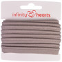 Infinity Hearts Ruban Passepoil Coton 11mm 19 Gris - 5m