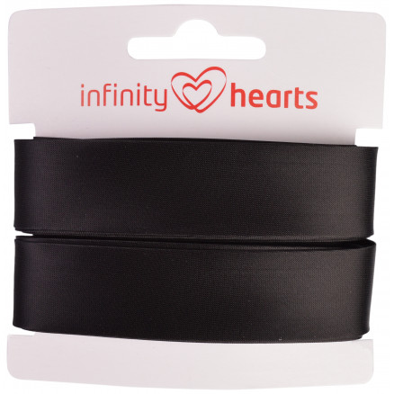 Infinity Hearts Ruban Sangle Satin Viscose 40/20mm 1309 Rouge - 5m 