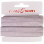 Infinity Hearts Ruban Élastique 20mm 012 Gris - 5m