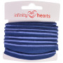 Infinity Hearts Ruban Passepoil Élastique 10mm 370 Bleu Marine - 5m