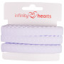 Infinity Hearts Elastique pliable Dentelle 22/11mm 029 Blanc - 5m