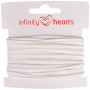 Infinity Hearts Cordon Alcantara 2mm 01 Blanc - 5m