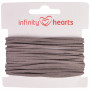 Infinity Hearts Cordon Alcantara 2mm 03 Gris - 5m