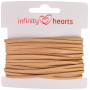 Infinity Hearts Cordon Alcantara 2mm 04 Marron Clair - 5m