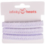 Infinity Hearts Ruban Dentelle Polyester 11mm 01 Blanc - 5m