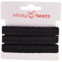 Infinity Hearts Ruban Dentelle Polyester 11mm 11 Noir - 5m