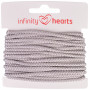 Infinity Hearts Cordon Anorak Polyester 3mm 02 Gris - 5m