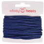 Infinity Hearts Cordon Anorak Polyester 3mm 09 Bleu Marine - 5m