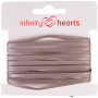Infinity Hearts Ruban Satin Double Face 3mm 017 Gris - 5m