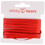 Infinity Hearts Ruban Satin Double Face 3mm 250 Rouge - 5m