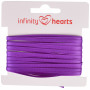 Infinity Hearts Ruban Satin Double Face 3mm 465 Pourpre - 5m