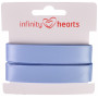 Infinity Hearts Ruban Satin Double Face 15mm 333 Bleu Clair - 5m