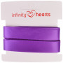 Infinity Hearts Ruban Satin Double Face 15mm 465 Pourpre - 5m