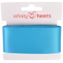 Infinity Hearts Ruban Satin Double Face 38mm 325 Turquoise - 5m