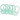 Infinity Hearts Adaptateur Porte-Sucette/Chaîne de Tétine Vert de Mer 5x3cm - 5 pces