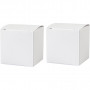 Boîte pliante, blanc, dim. 5,5x5,5 cm, 120 gr, 10 pièce/ 1 Pq.