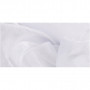 Tissu Organza, l: 50cm, 10m, blanc