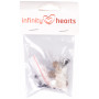Infinity Hearts Yeux de Sécurité / Yeux Amigurumi Clairs 10mm - 5 paires
