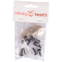Infinity Hearts Safety Eyes/Amigurumi Eyes Clear 12mm - 5 sets