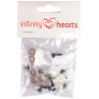 Infinity Hearts Yeux de sécurité / Yeux Amigurumi Vert 17mm - 5 paires