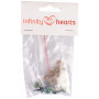 Infinity Hearts Yeux de sécurité / Yeux Amigurumi Vert 10mm - 5 paires