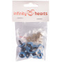 Infinity Hearts Yeux de sécurité / Yeux Amigurumi Bleu 16mm - 5 paires