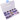 Infinity Hearts Yeux de Sécurité Peluche / Yeux Amigurumi sans Boîte Plastique Violet 8-30mm - 18 kits