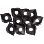 Infinity Hearts Paupières pour yeux de sécurité 14-16mm Noir - 5 sets