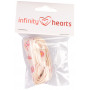 Infinity Hearts Ruban Tissu Poules Couleurs Assorties 15mm - 3 mètres