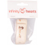 Infinity Hearts Ruban Tissu Fait Main Motifs Animal Assortis 20mm - 3 mètres