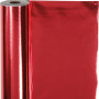 Papier cadeau, rouge, L: 50 cm, 65 gr, 100 m/ 1 rouleau