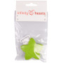 Infinity Hearts Seleclips Silicone Star Green 5x5cm - 1 pièce