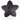 Infinity Hearts Clip de Sangle en Silicone Étoile Noire 5x5cm - 1 pièce
